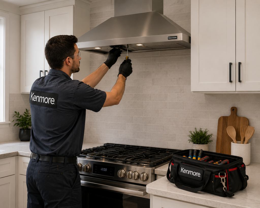 kenmore range hood repair guide