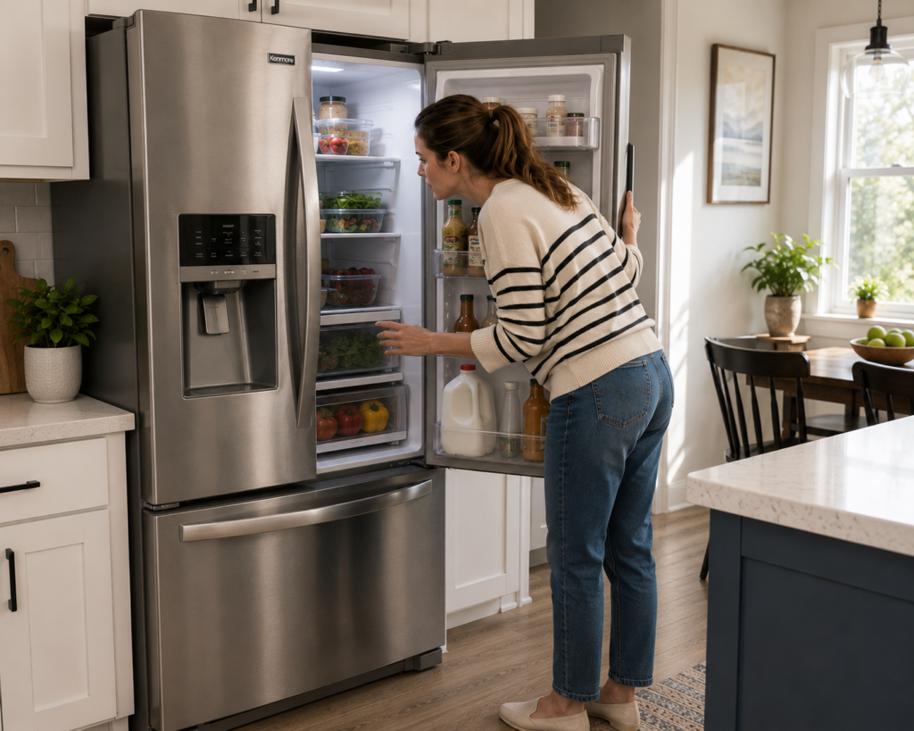 kenmore fridge not cooling