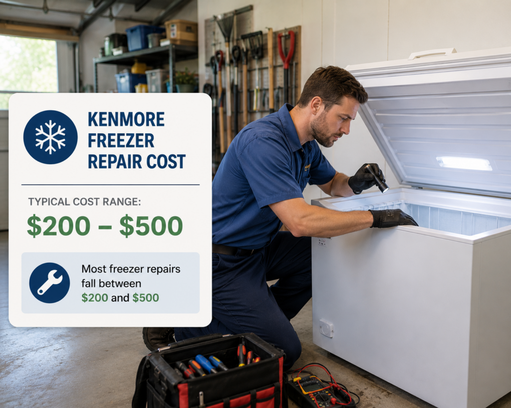 Kenmore freezer repair cost
