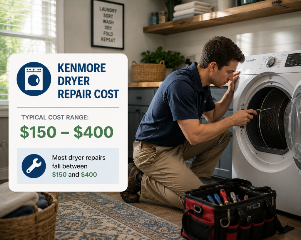Kenmore dryer repair cost