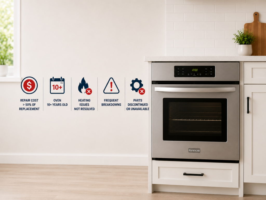 repair or replace kenmore oven