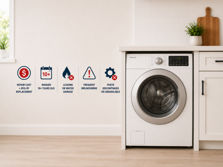 when to replace kenmore washer
