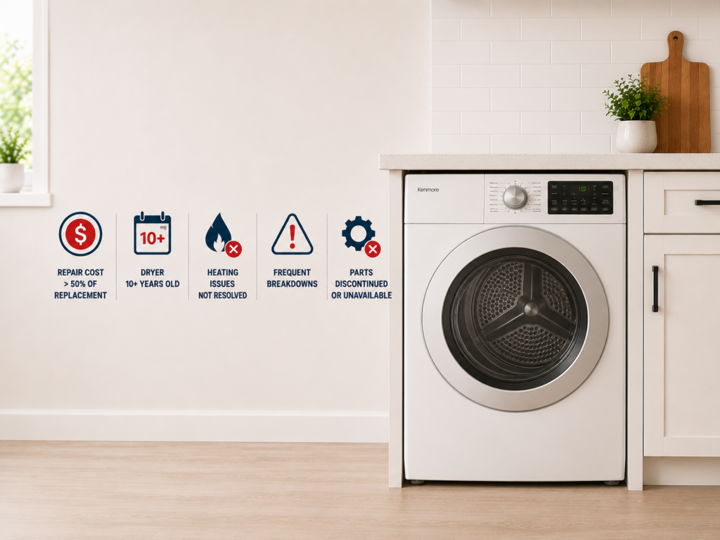 kenmore dryer replacement