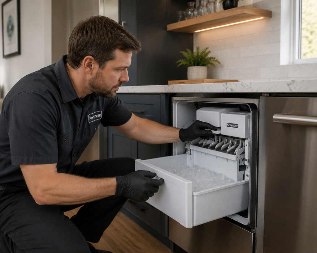 kenmore ice maker maintenance