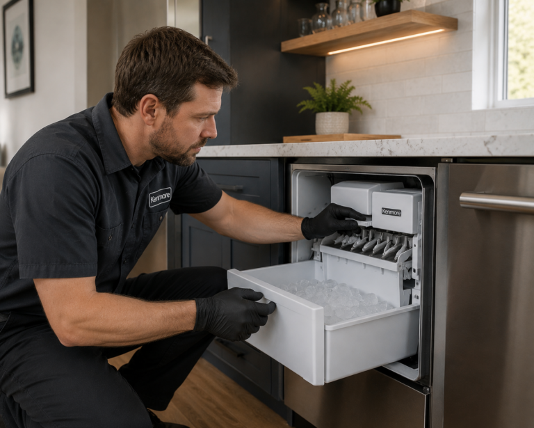 kenmore ice maker maintenance